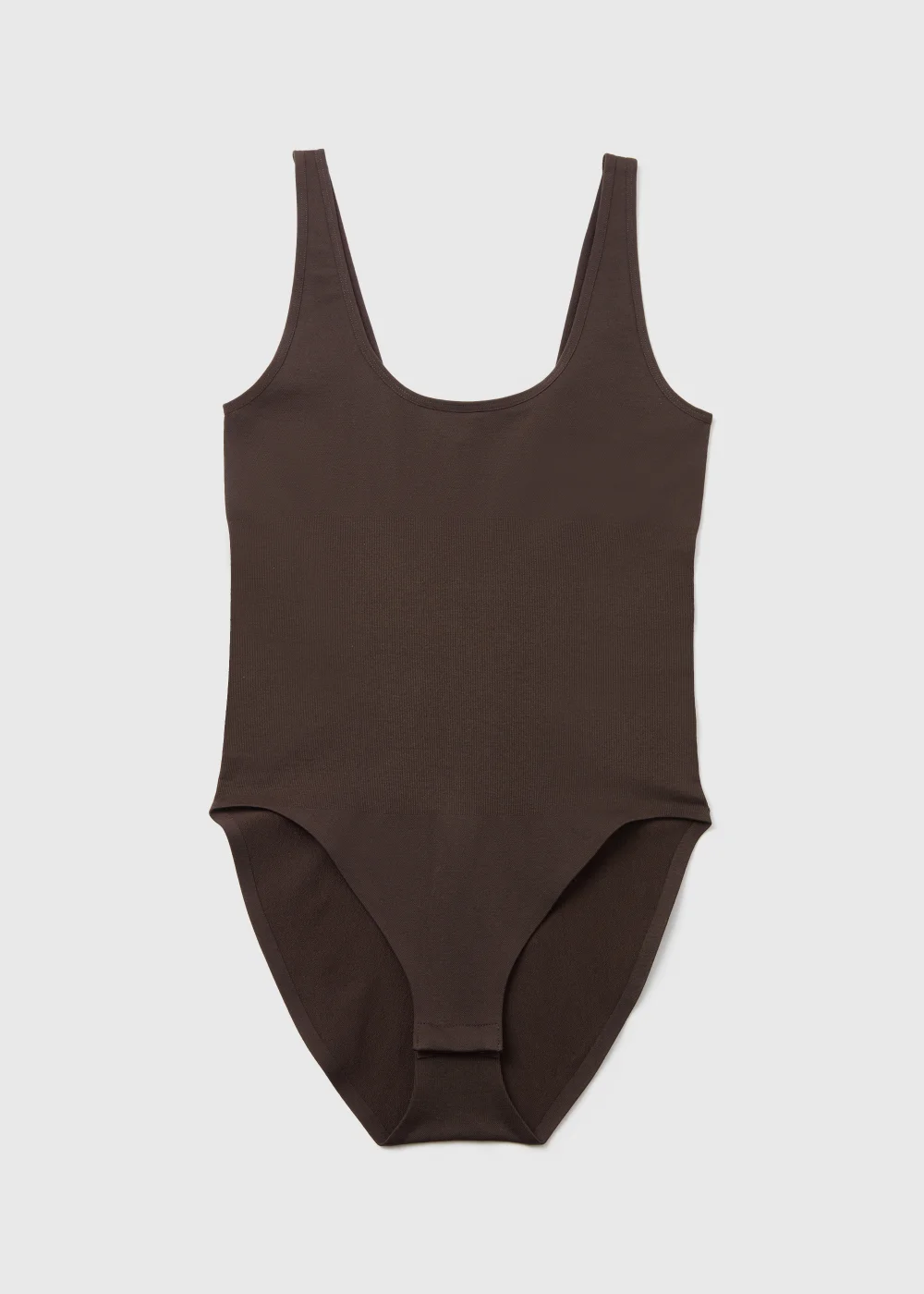 Brown Seamless Smoothing Bodysuit - Small Image 4