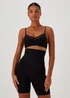 Black Seamless Smoothing Shorts - S Image 1