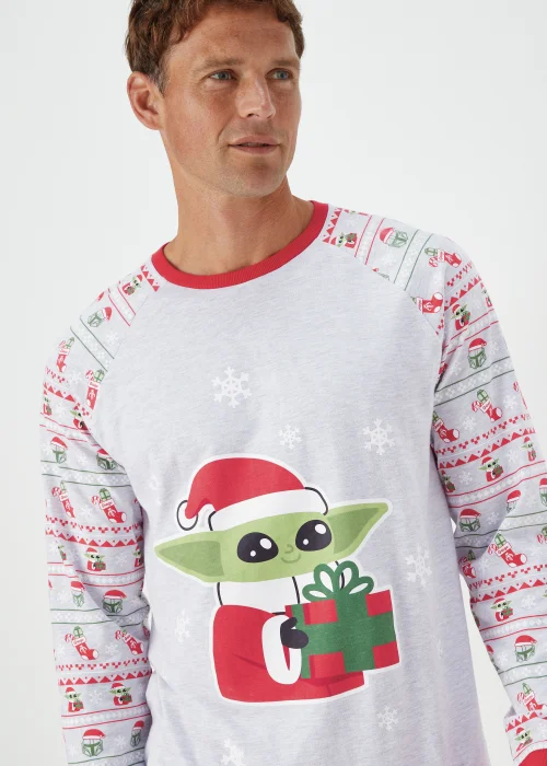 Grey Star Wars Mandalorian Pyjama Set - Extra small Image 3