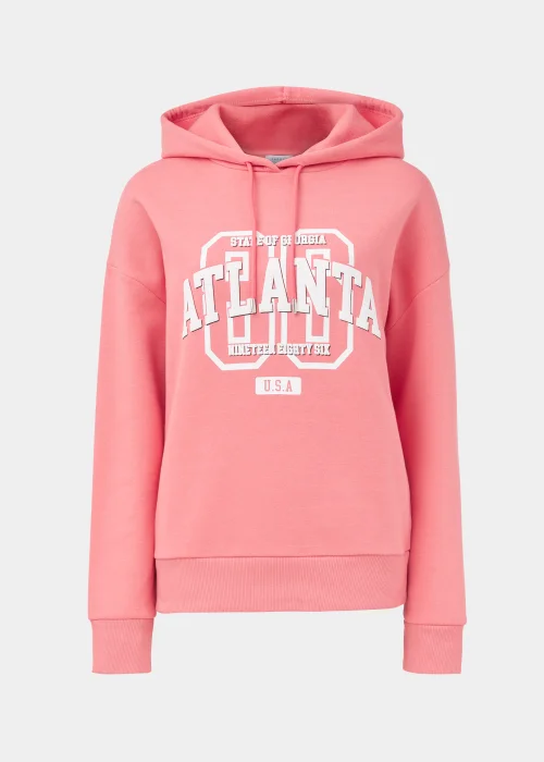 Coral Atlanta Hoodie - Small Image 5