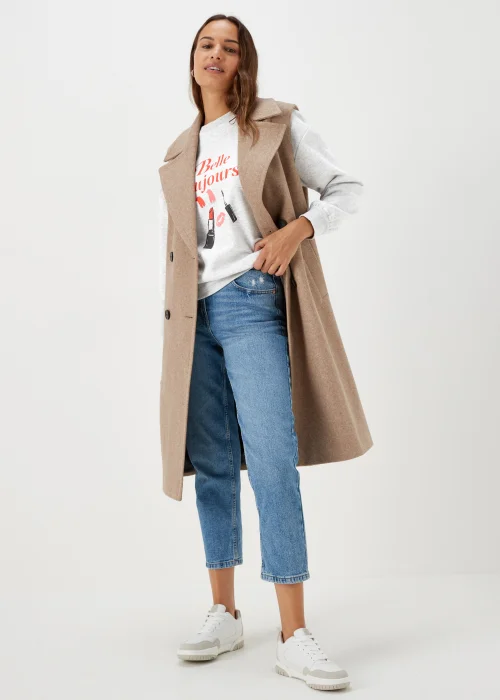 Grey Lipstick Print Sweatshirt - Small Image 4