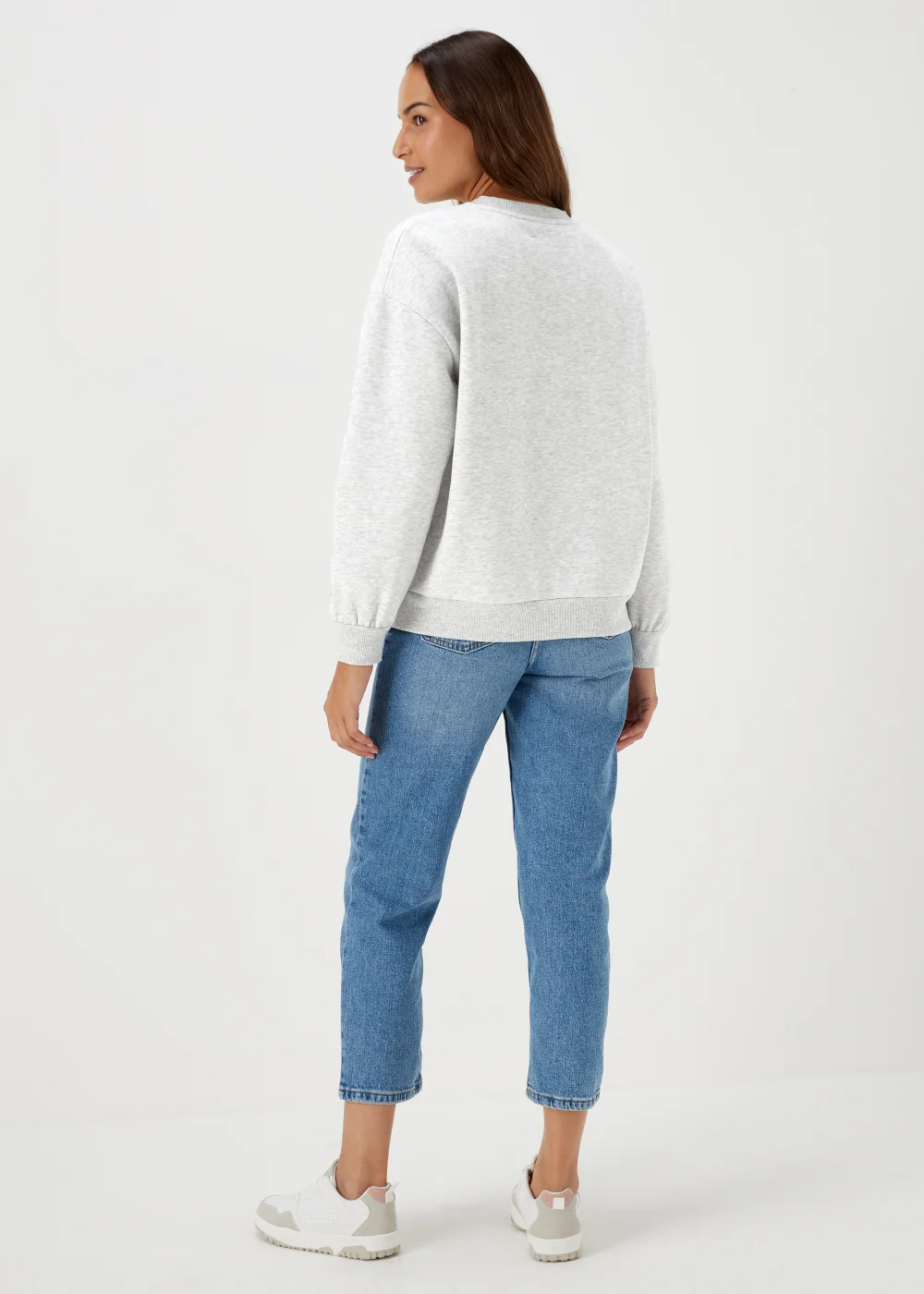 Grey Lipstick Print Sweatshirt - Small Image 2