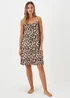 Brown Animal Print Chemise - Extra small Image 1