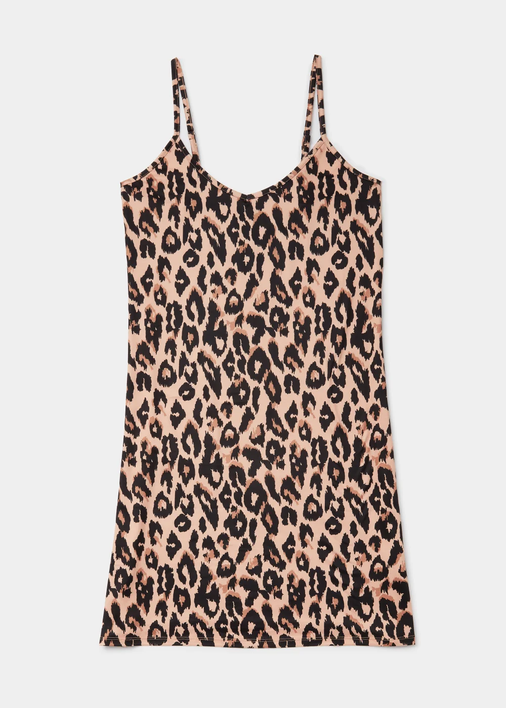 Brown Animal Print Chemise - Extra small Image 4