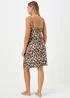 Brown Animal Print Chemise - Extra small Image 2