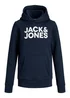 Jack & Jones Junior Navy Logo Hoodie (6-16yrs) - 6 Yrs Image 3