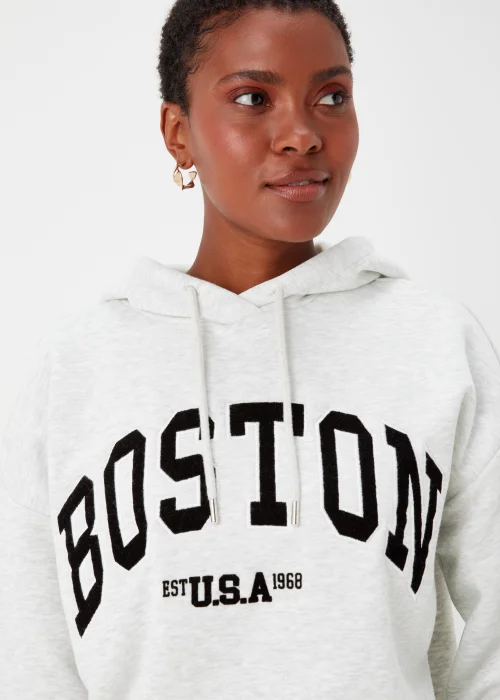 Papaya Petite Grey Boston Hoodie - Small Image 3