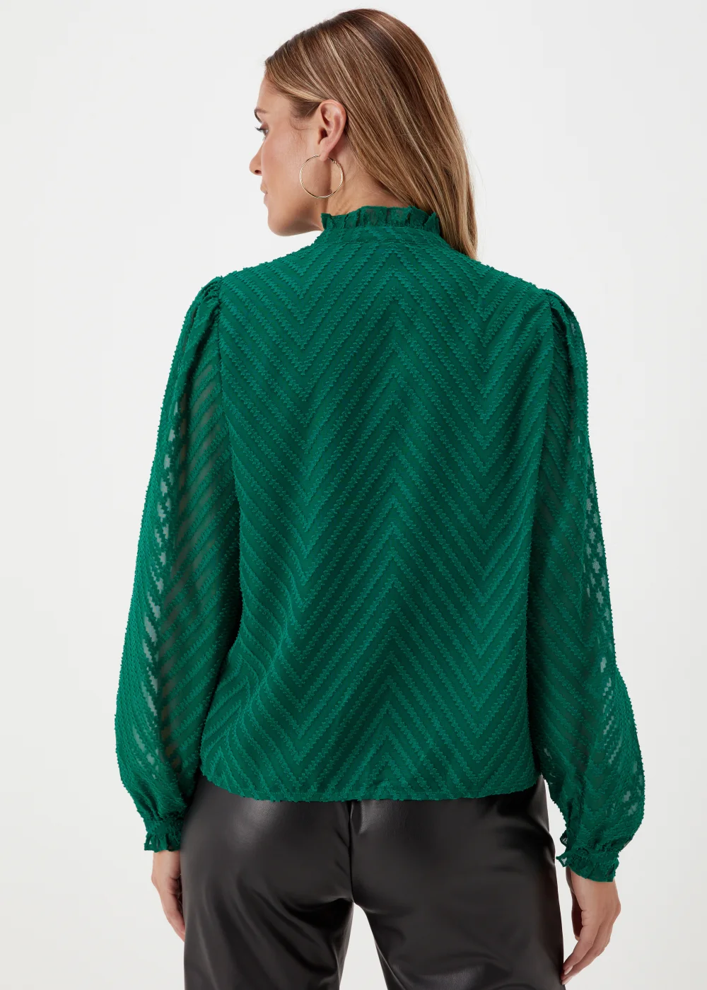 JDY Gretha Green Long Sleeve Top - 8 Image 2