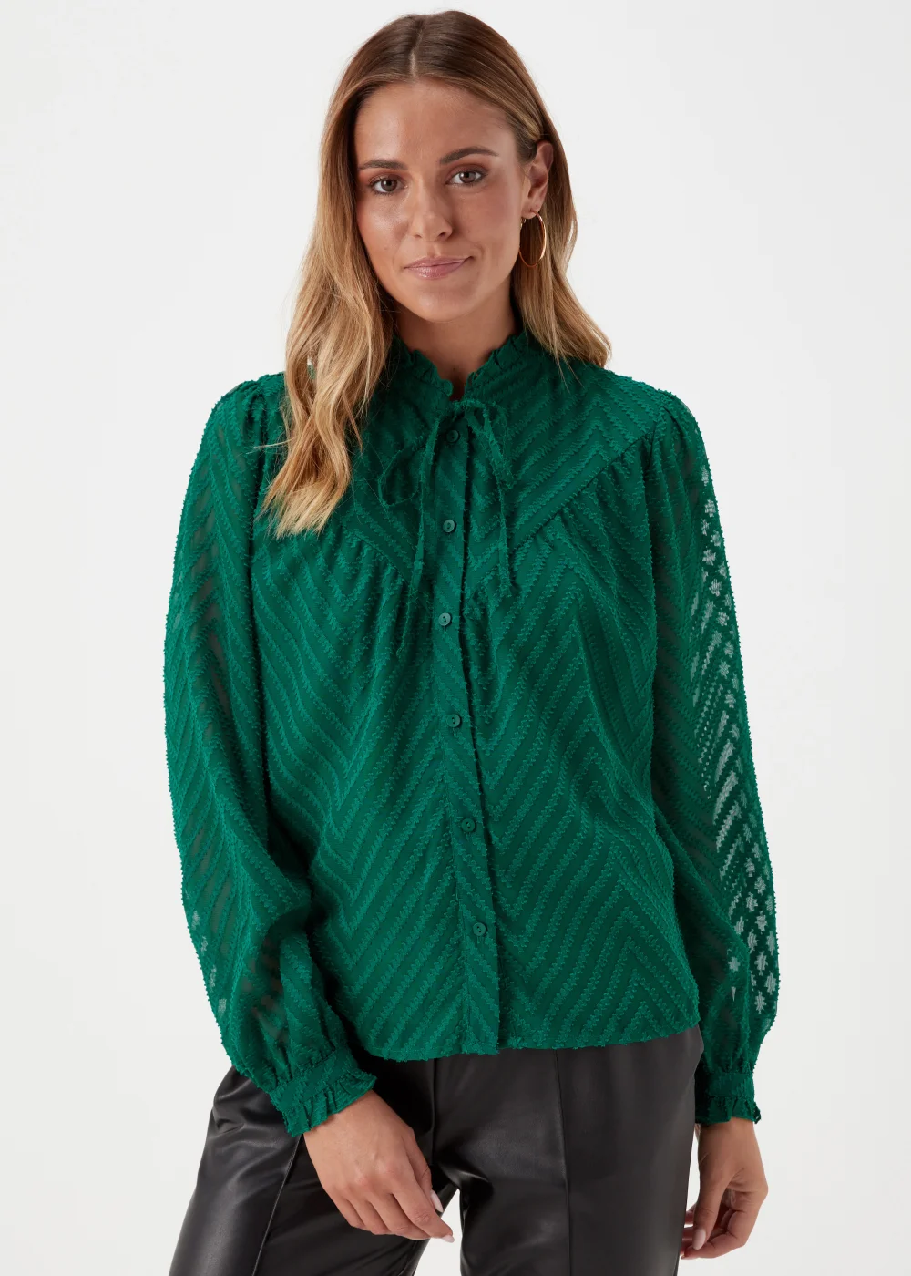 JDY Gretha Green Long Sleeve Top - 8 Image 1