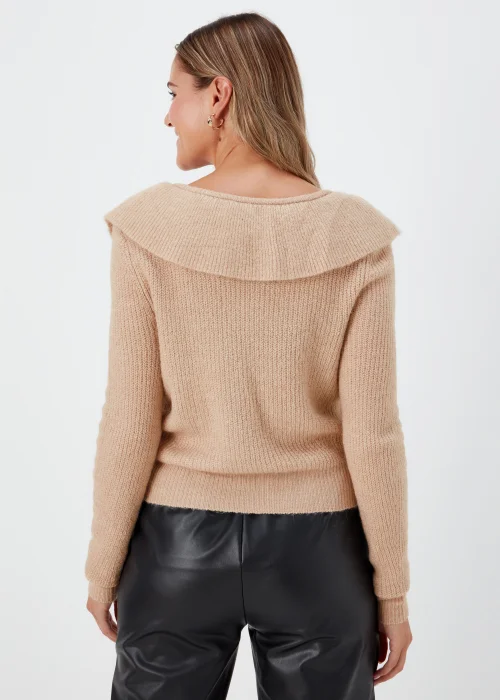 JDY Beige Frill Cardigan - 8 Image 2