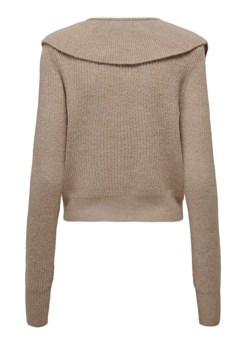 JDY Beige Frill Cardigan - 8 Image 6