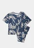 Navy Tiger Star Pyjama Set - Extra small Image 4