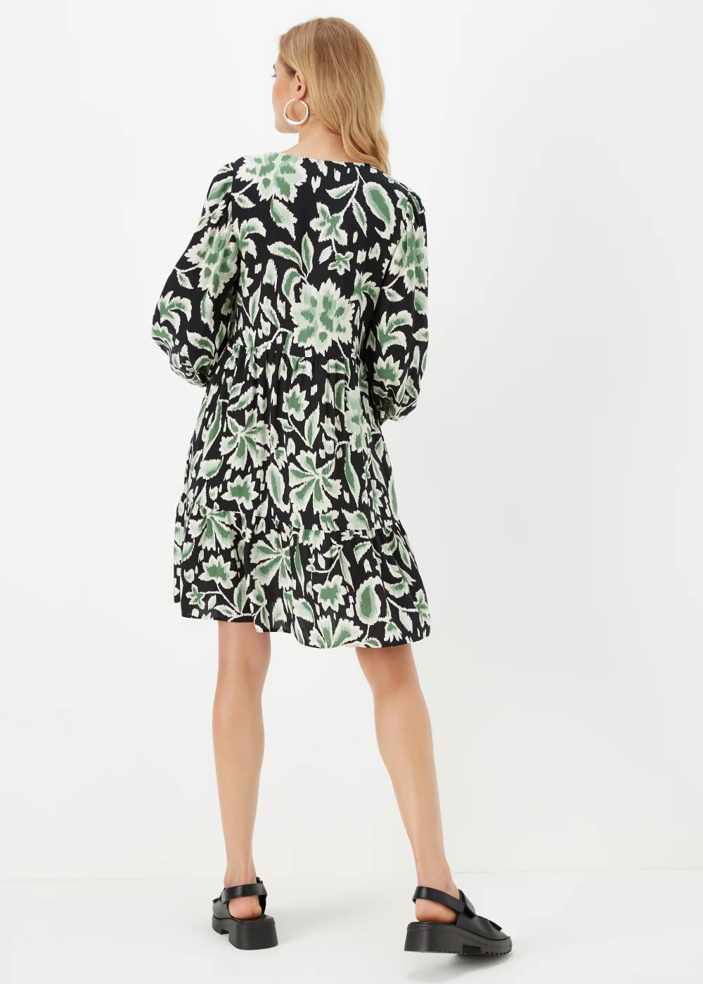 Papaya Petite Green Floral Mini Dress - 6 Image 2