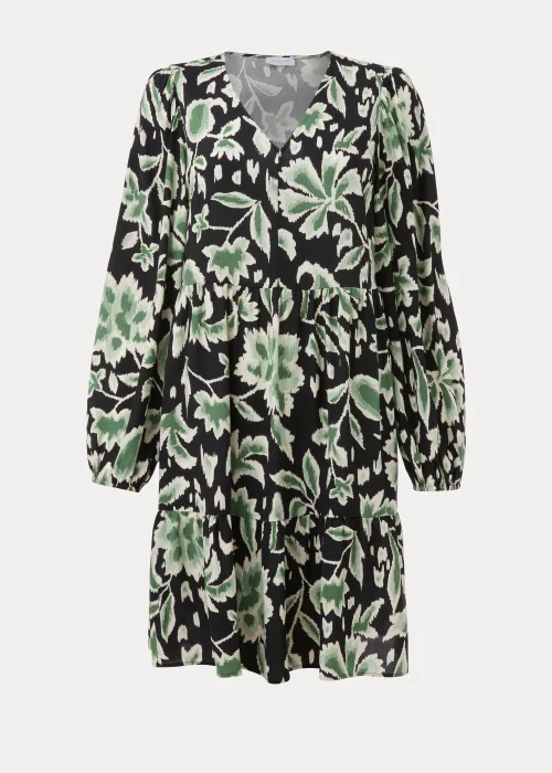 Papaya Petite Green Floral Mini Dress - 6 Image 5