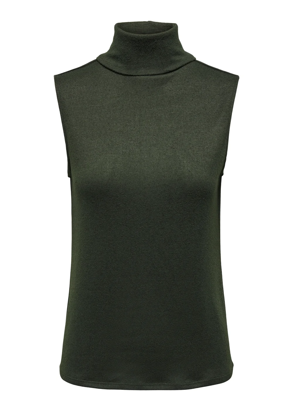 JDY Tonsy Khaki High Neck Knitted Top - 8 Image 5