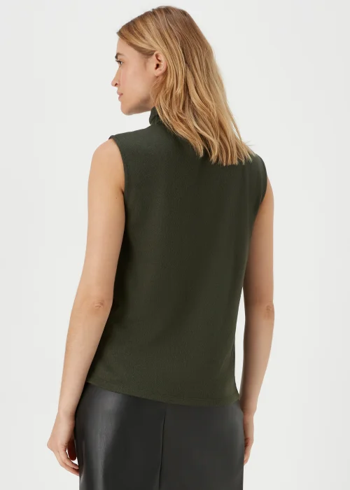 JDY Tonsy Khaki High Neck Knitted Top - 8 Image 2