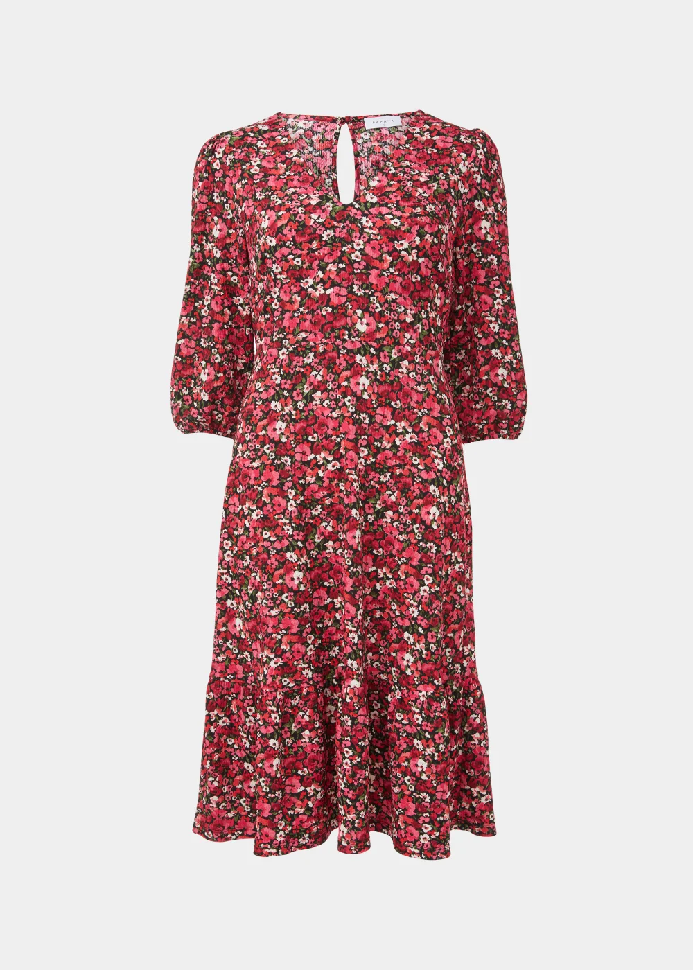 Papaya Petite Pink Ditsy Floral Dress - 6 Image 5