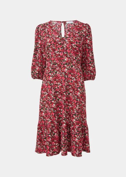 Papaya Petite Pink Ditsy Floral Dress - 6 Image 5