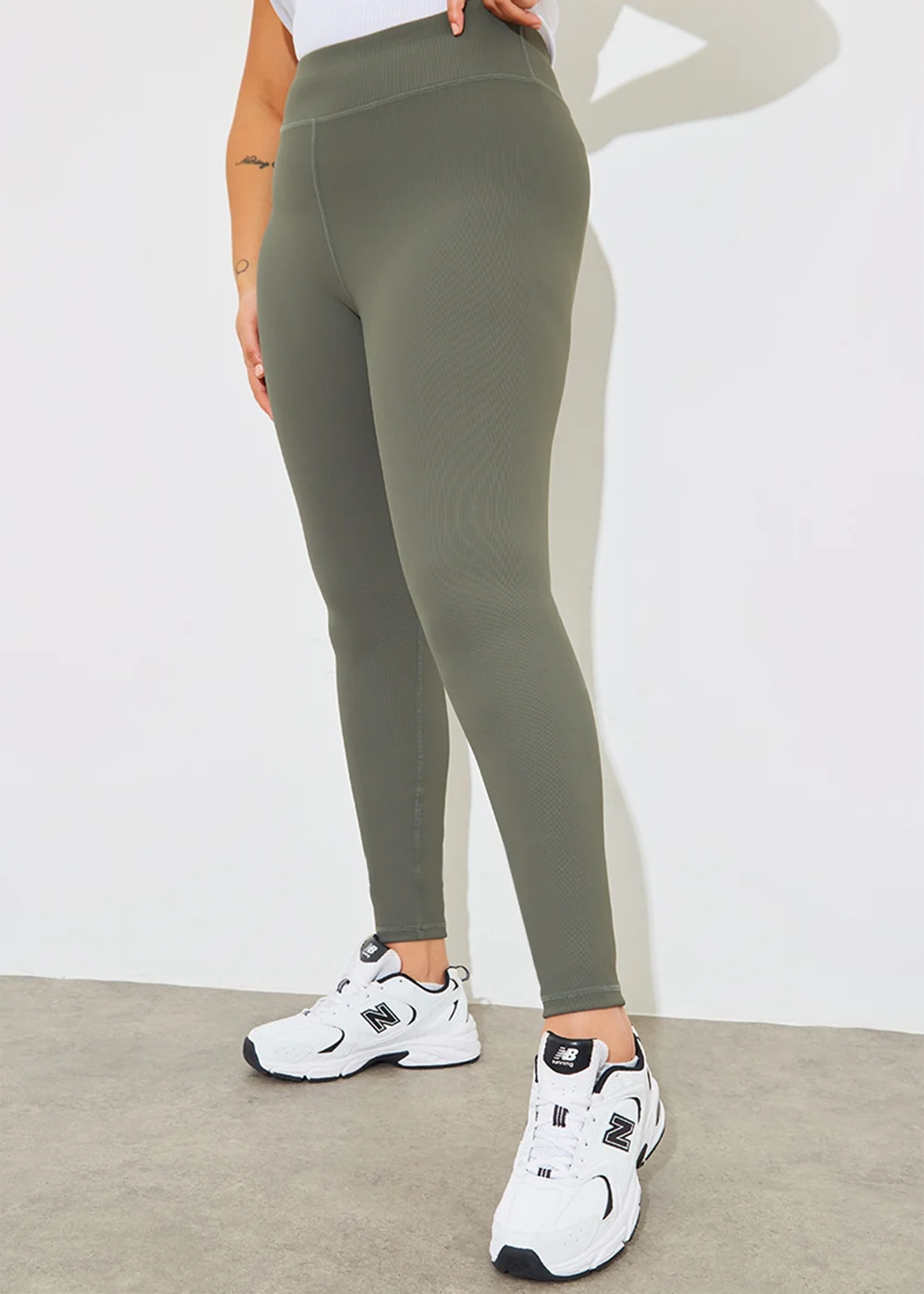 In the Style Khaki Sculpt & Control Leggings - 8 Image 5