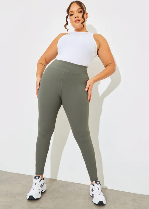 In the Style Khaki Sculpt & Control Leggings - 8 Image 4