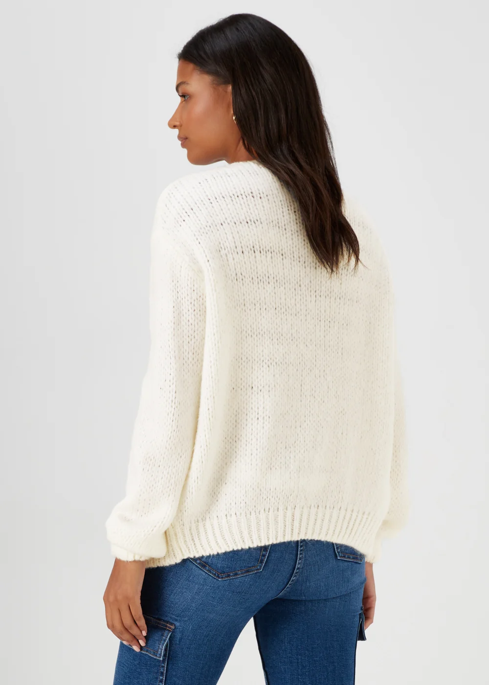 Ivory Lofty Cardigan - S Image 2