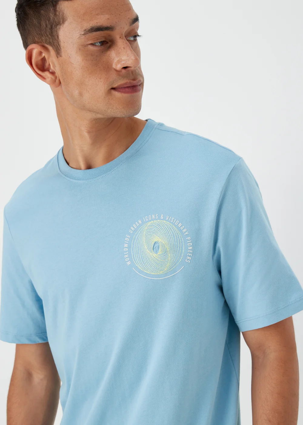 US Athletic Light Blue Graphic T-Shirt - Extra small Image 3