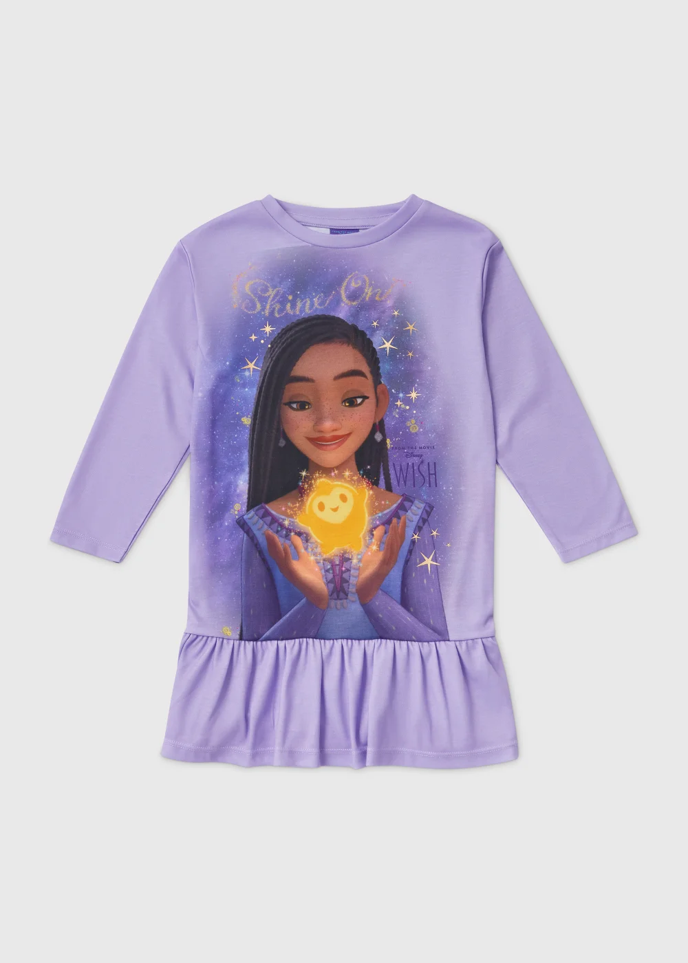 Kids Lilac Disney Wish Nightie (3-9yrs) - Age 3 Years Image 1