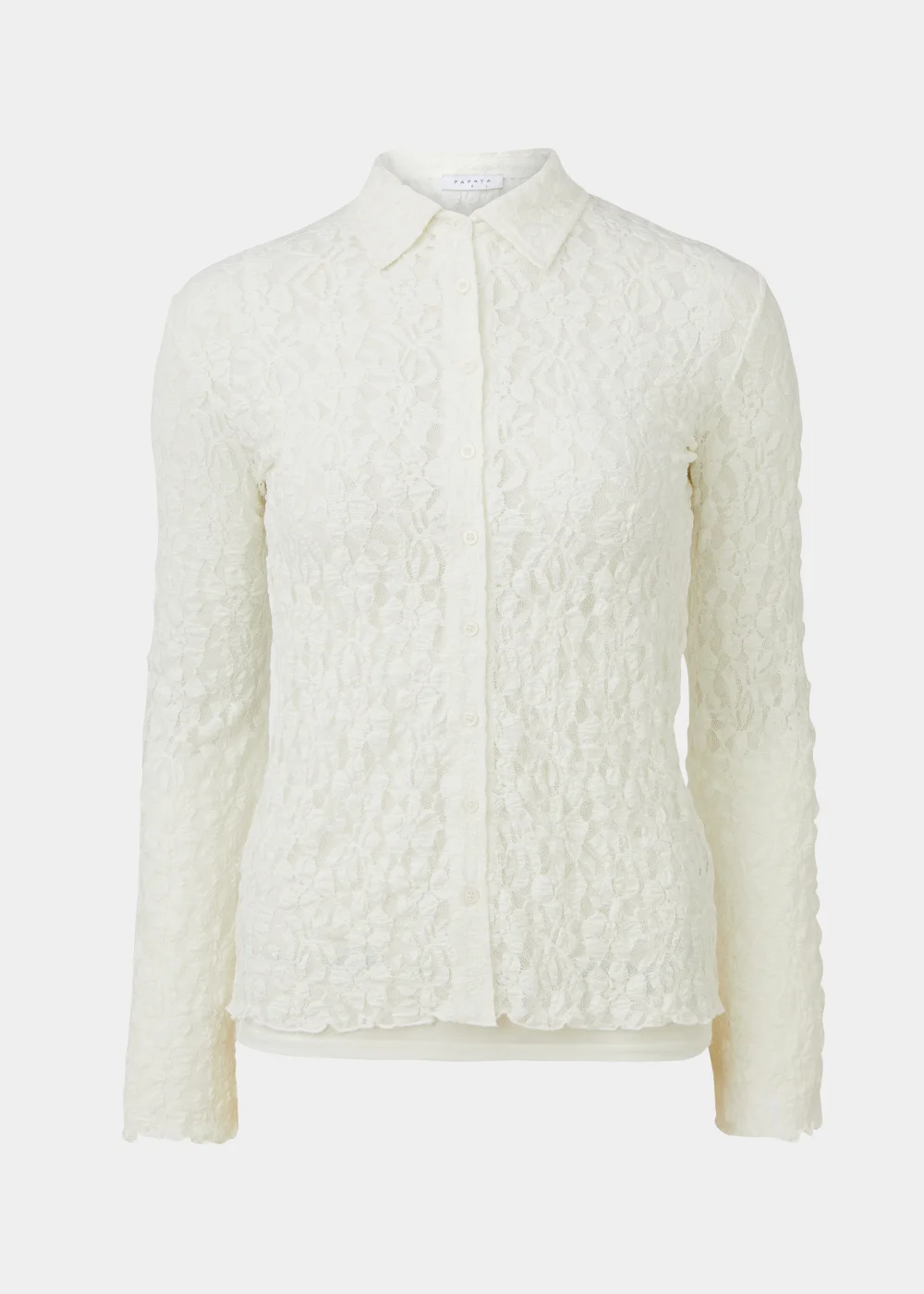 Ivory Lace Shirt - 8 Image 5