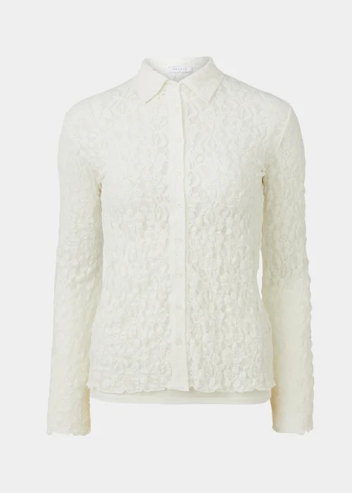 Ivory Lace Shirt - 8 Image 5