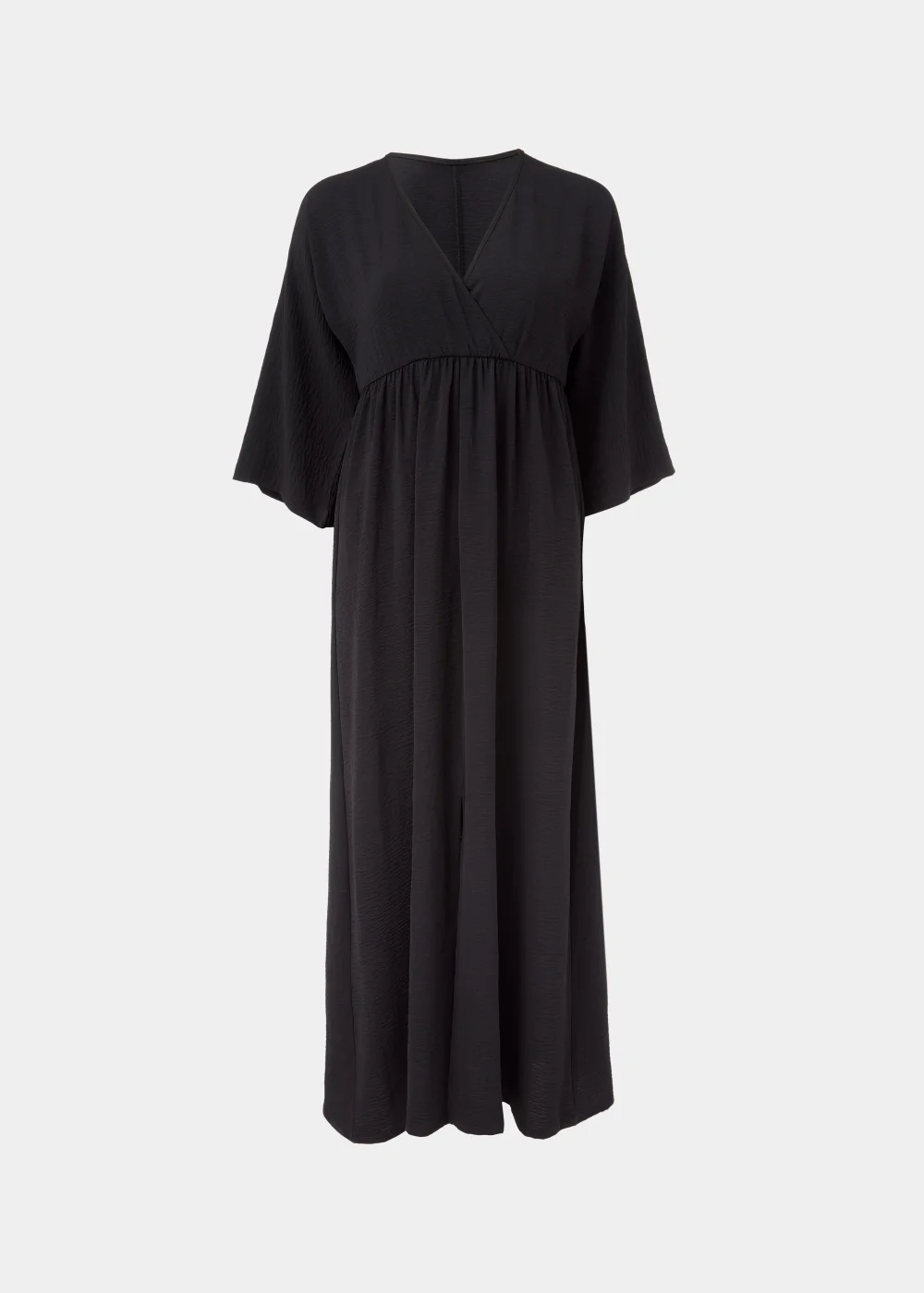 Black Kimono Sleeve Maxi Dress - 8 Image 5