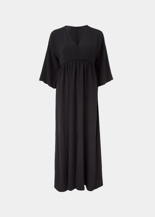 Black Kimono Sleeve Maxi Dress - 8 Image 5
