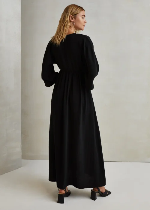 Black Kimono Sleeve Maxi Dress - 8 Image 2
