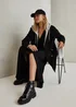 Black Kimono Sleeve Maxi Dress - 8 Image 4