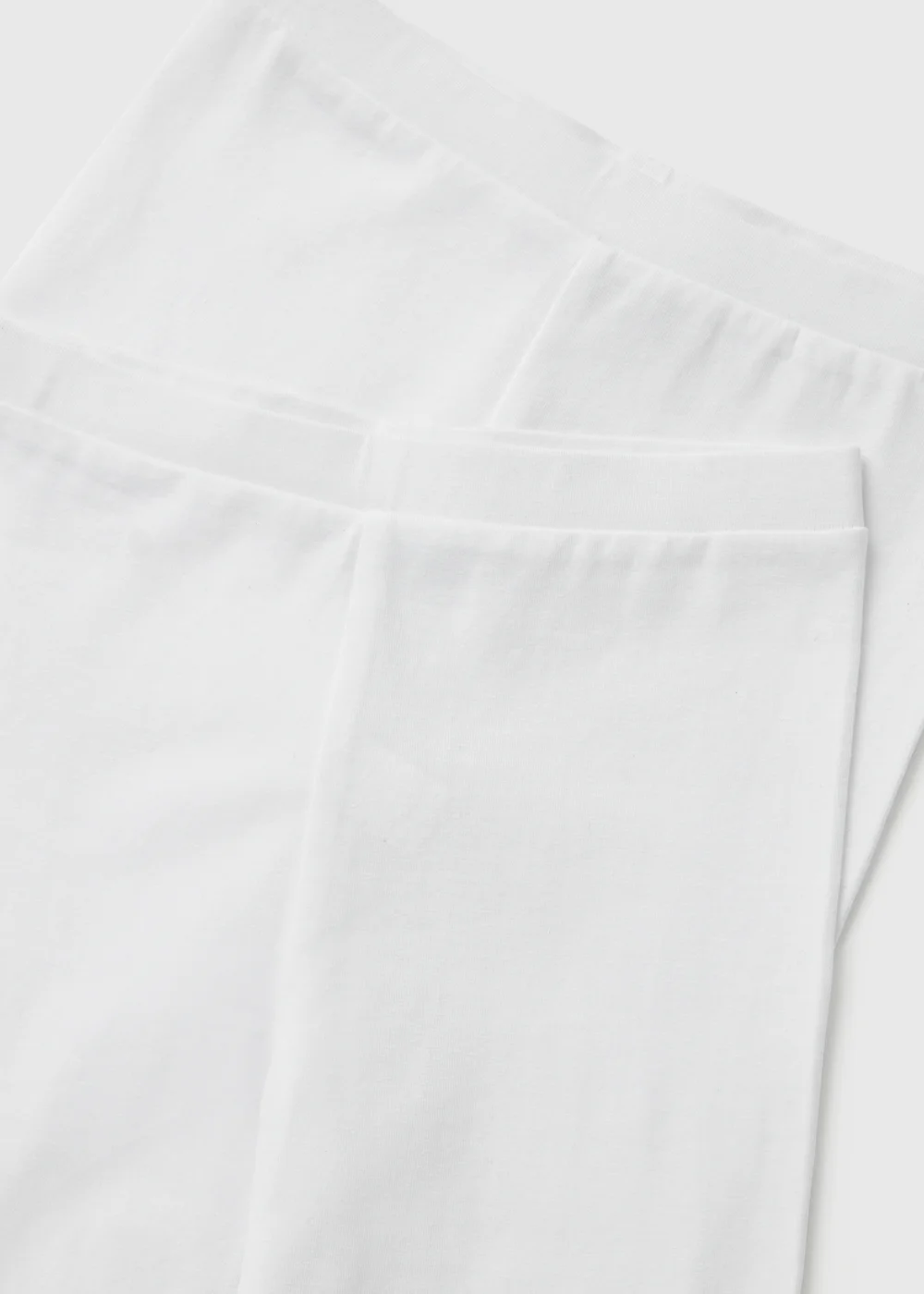 Girls 2 Pack White Leggings (7-13yrs) - 8 Yrs Image 2