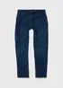 Boys Dark Blue Washed Jeans (7-12yrs) - Age 7 Years Image 1