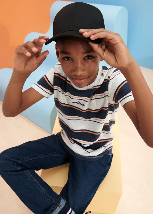 Boys Dark Blue Washed Jeans (7-12yrs) - Age 7 Years Image 3