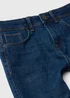 Boys Dark Blue Washed Jeans (7-12yrs) - Age 7 Years Image 2