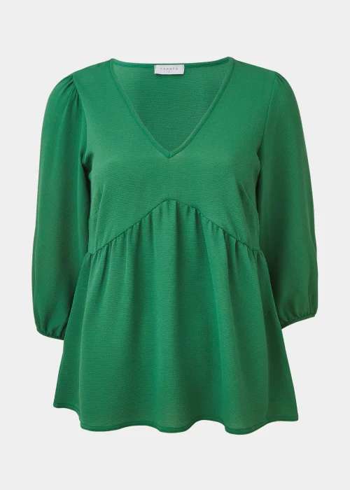 Green Boho Top - Size 8 Image 5