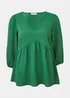 Green Boho Top - Size 8 Image 5