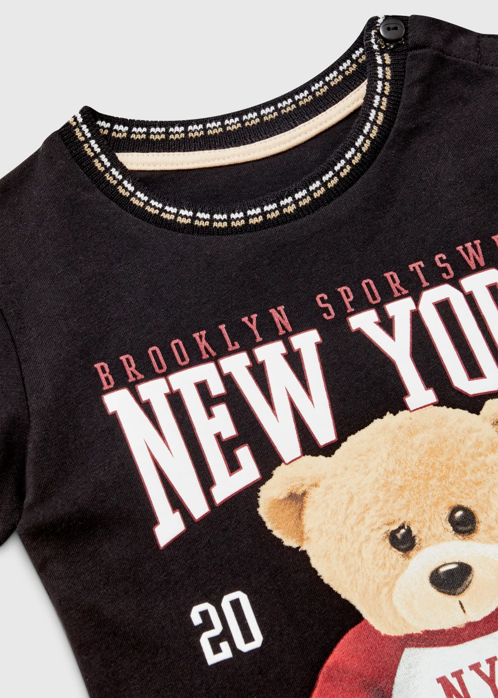 Girls Teddy Bear Print T-Shirt (9mths-6yrs) - Age 9 - 12 Months Image 2