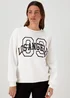 Cream Los Angeles Sweatshirt - Small Image 1