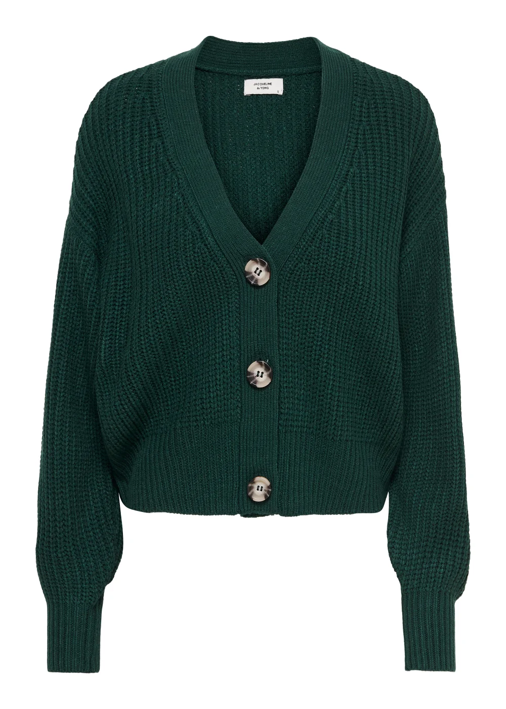 JDY Justy Green Knitted Cardigan - 8 Image 5