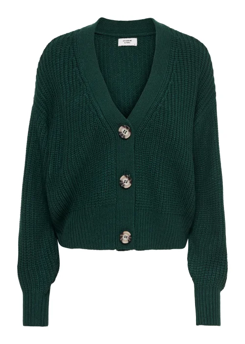 JDY Justy Green Knitted Cardigan - 8 Image 5