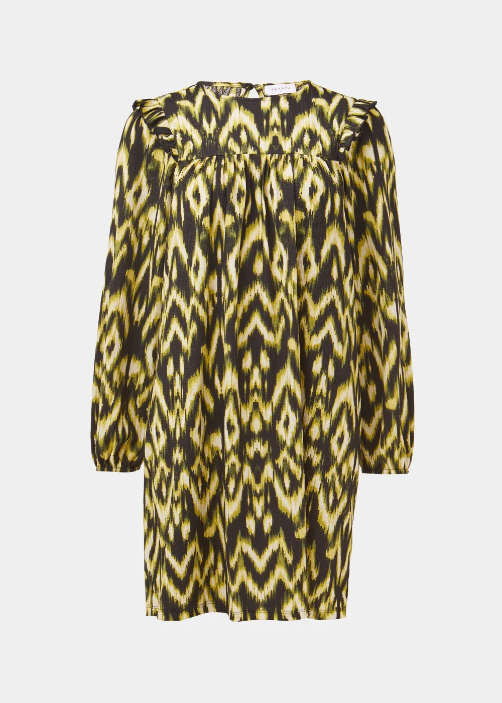 Green Aztec Print Crinkle Mini Dress - 8 Image 5