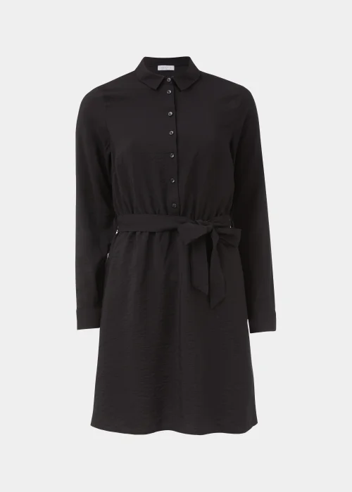 Black Tie Shirt Dress - 8 Image 5
