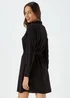 Black Tie Shirt Dress - 8 Image 2