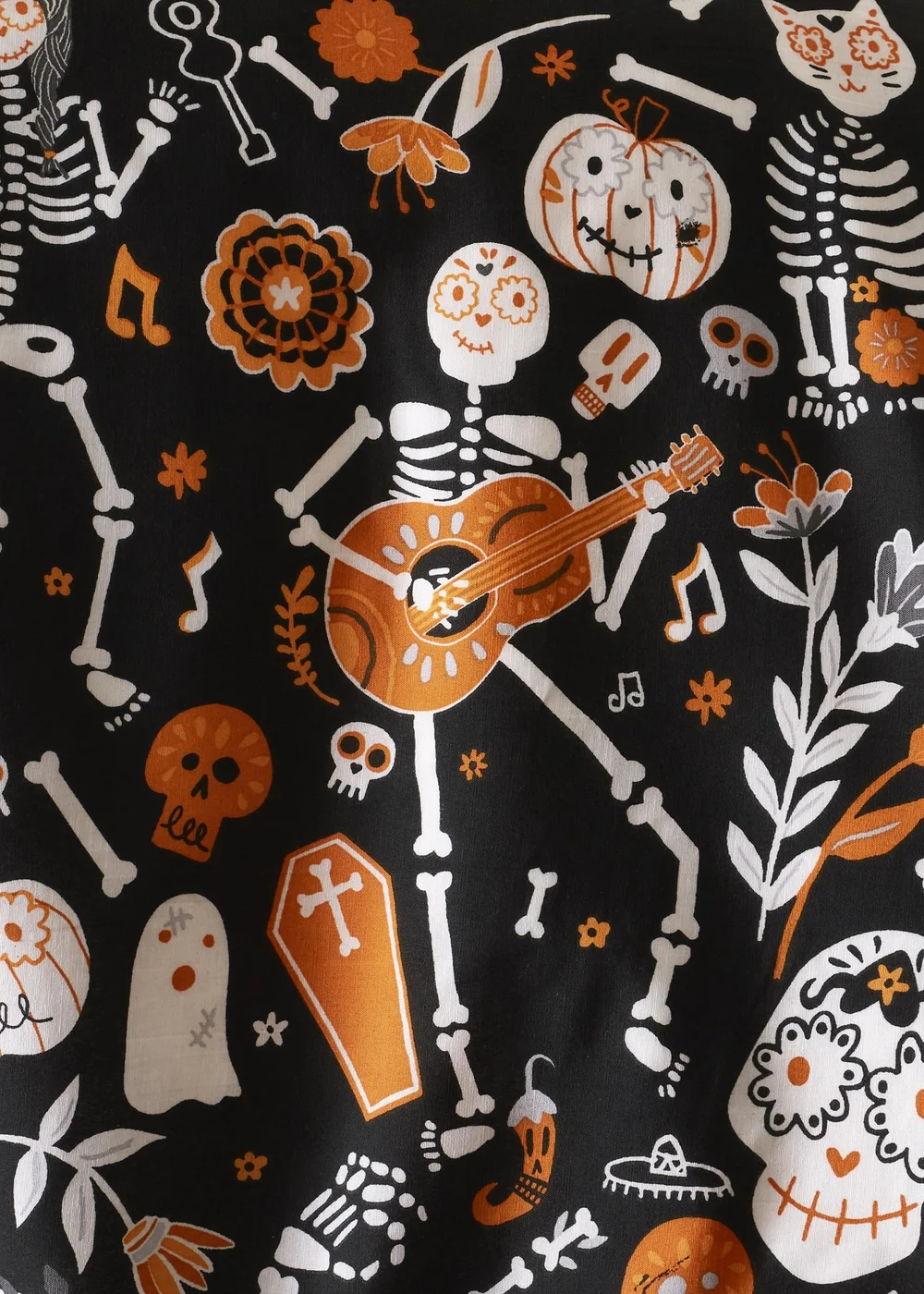 Bedlam Halloween Day of the Dead Duvet Cover Set - Single Image 3