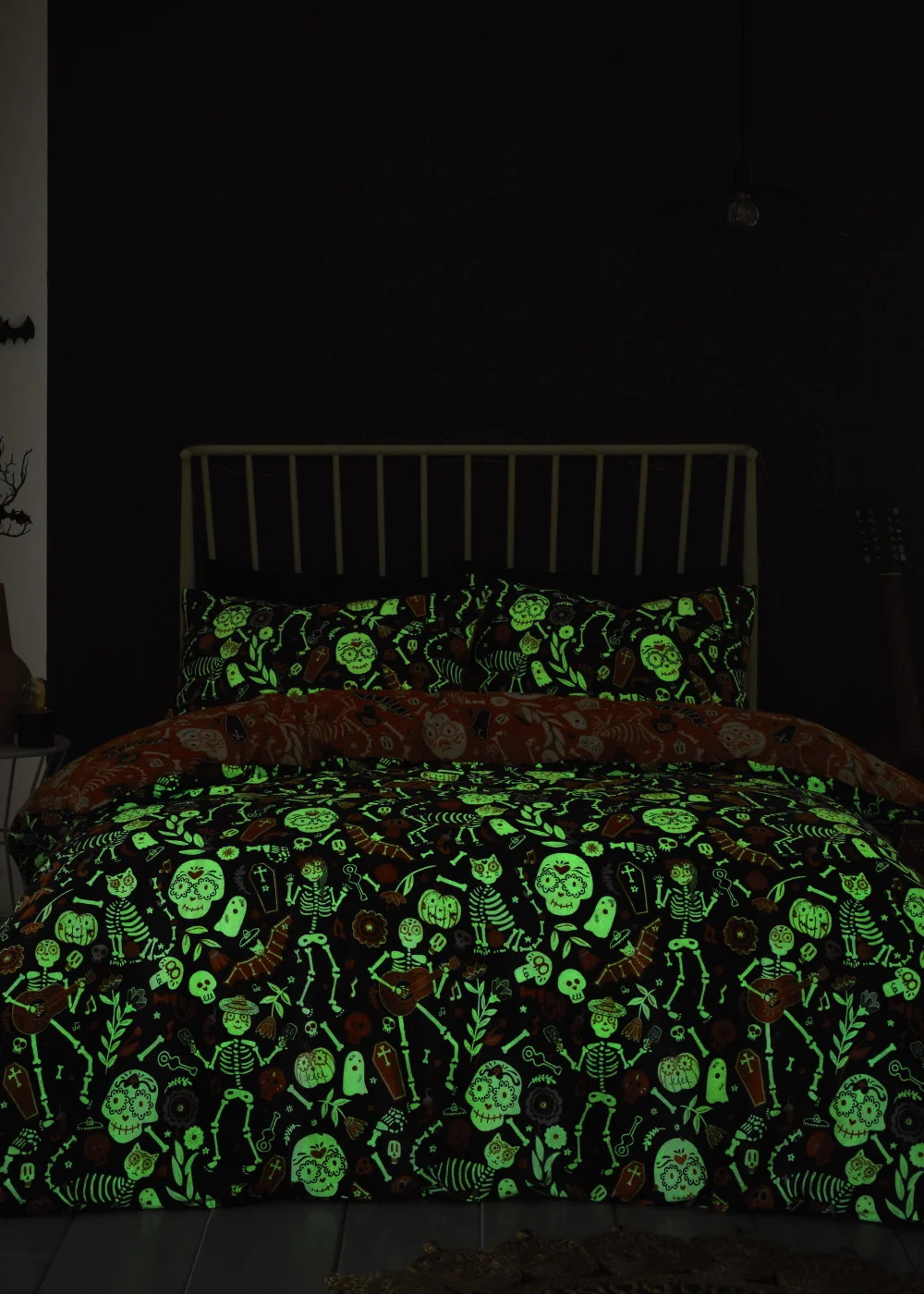 Bedlam Halloween Day of the Dead Duvet Cover Set - Single Image 5