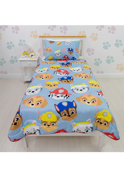 Rest Easy Sleep Better Paw Patrol Bold Coverless Duvet Set (4 Tog) - Junior Image 1