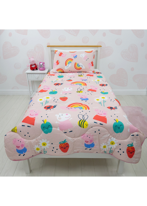 Rest Easy Sleep Better Peppa Pig Coverless Quilt (4.5 Tog) - Junior Image 1